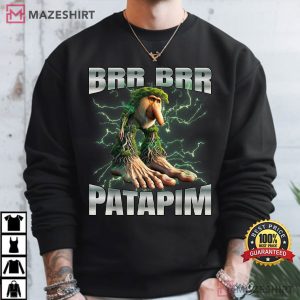 Brr Brr Patapim Brainrot Meme Character Bootleg T Shirt (1) Mazeshirt