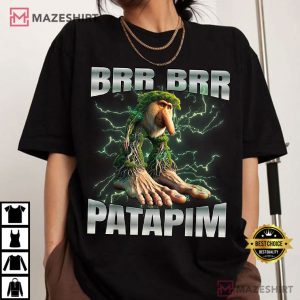 Brr Brr Patapim Brainrot Meme Character Bootleg T Shirt (3) Mazeshirt