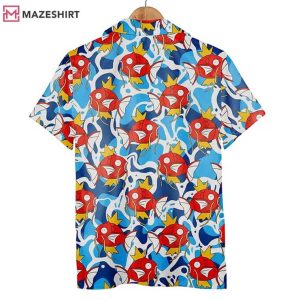 Magikarp Waves Tropical Pokemon Aloha Beach Hawaiian Shirt (2)