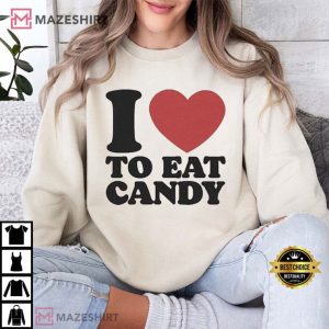 Candy Lovers I Love To Eat Candy Trick Or Treat T Shirt (2)