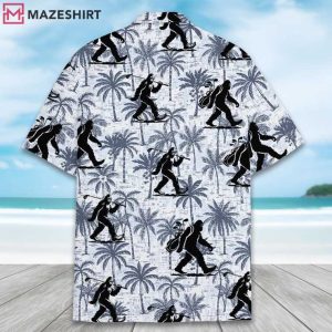 Funny Bigfoot Tropical Beach Summer Vacation Hawaiian Shirt (1)