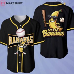 Savannah Bananas Let’s Go Bananas Funny Sports Baseball Jersey