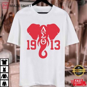 Delta Sigma Theta Sorority 1913 AEO Elephant T Shirt (1)
