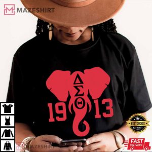 Delta Sigma Theta Sorority 1913 AEO Elephant T Shirt (3)