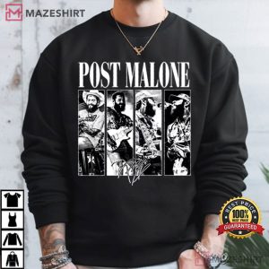 Post Malone Rapper Music Concert Vintage Aesthetic T Shirt (2)