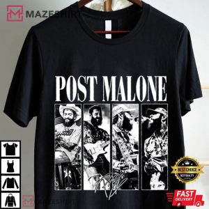 Post Malone Rapper Music Concert Vintage Aesthetic T Shirt (3)
