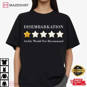 Cruise Ship Family Disembarkation Awful Vacation Humor T Shir (3)