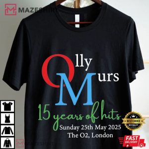Olly Murs 15 Years Of Hit Concert Tour Music Trendy T Shirt (1)