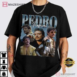 Limited Pedro Pascal 90s Movies Vintage Bootleg T Shirt (1)