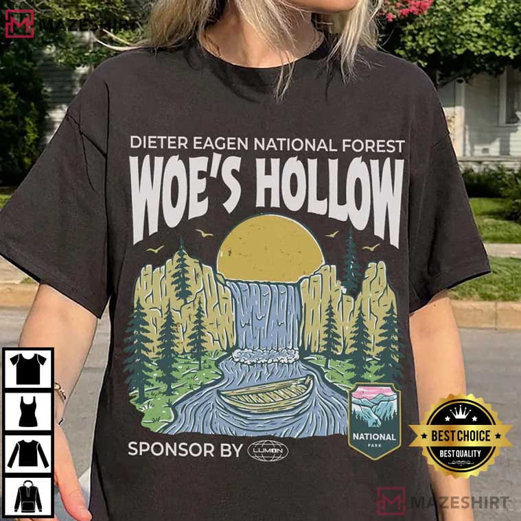 Lumon Industries Severance Dieter Eagan Woe’s Hollow T-Shirt Lumon Industries Severance Dieter Eagan Woe’s Hollow T-Shirt
