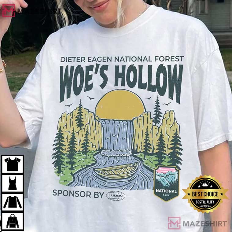Lumon Industries Severance Dieter Eagan Woe’s Hollow T-Shirt Lumon Industries Severance Dieter Eagan Woe’s Hollow T-Shirt