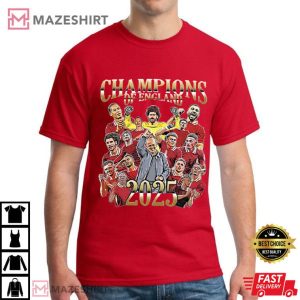 Liverpool Champions Of England 2025 Soccer T Shirt (2)