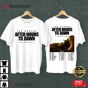 The Weeknd After Hours Til Dawn 2025 Music Tour T Shirt (1)