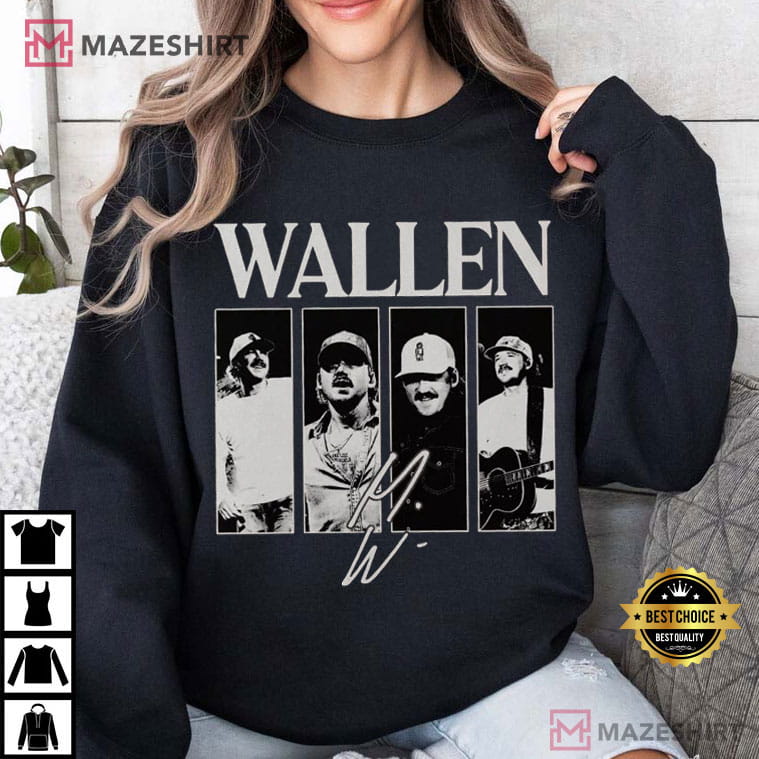 Vintage Morgan Wallen Country Music Tour Western T-Shirt Vintage Morgan Wallen Country Music Tour Western T-Shirt