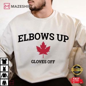 Canada Elbows Up Gloves Off Proud Canadian T Shirt (4)