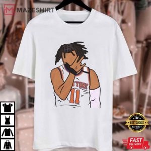 Jalen Brunson 3 Point Celebration New York Knicks NBA T Shirt (1)