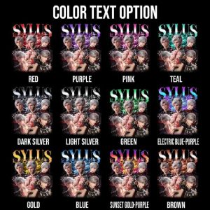 Sylus Love And Deepspace Anime Game Fan Gift T Shirt (4)