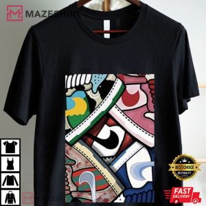 5 Stack Sneaker Splash Premium Colorful Graphic T Shirt (4)