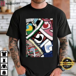 5 Stack Sneaker Splash Premium Colorful Graphic T Shirt (2)