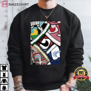 5 Stack Sneaker Splash Premium Colorful Graphic T Shirt (3)