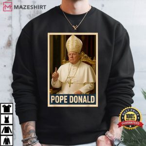 Trump Pope Donald Christian Church Funny Vatican T Shirt (4)