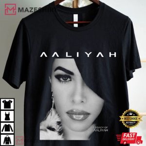 Aaliyah American Singer Princess Of R&B Music T Shirt (3)