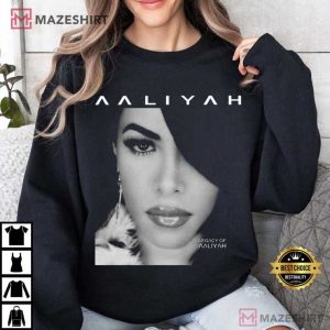 Aaliyah American Singer Princess Of R&B Music T Shirt (2)