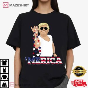Trump Merica Salt Bae Funny 4th Of July T Shirt (3)
