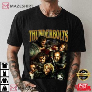 Retro 90s Thunderbolts Marvel Movie Fan Gift T Shirt (4)
