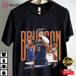 Jalen Brunson Basketball Player New York Knicks T Shirt (2)