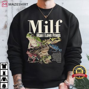 Man I Love Frogs Gen Z Meme Frog Vintage T Shirt (1)