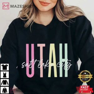 Salt Lake City Utah Hometown Road Trip Vacation T Shirt (4)