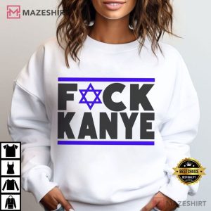 Fuck Kanye West Antisemitism Jewish Star Of David T Shirt (4)
