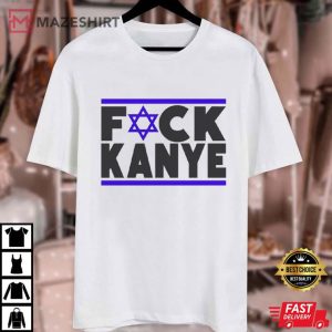 Fuck Kanye West Antisemitism Jewish Star Of David T Shirt (1)
