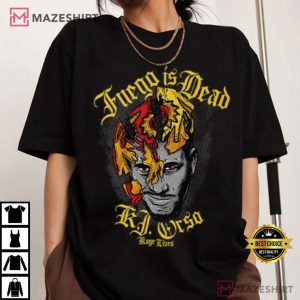 Fuego Is Dead KJ Orso Kage Lives Wrestler AEW T Shirt (3)