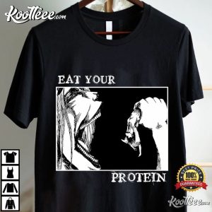 Attack On Titan Eat Your Protein Japanese Anime T Shirt (2)