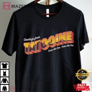 Star Wars Disney Movie Luke Skywalker Tatooine Sunset T Shirt (4)