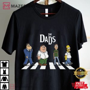 The Dads American Dad The Beatles Abbey Road T Shirt (1)