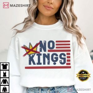 Anti Trump No Kings In America Democracy Political T Shirt (4)