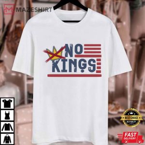 Anti Trump No Kings In America Democracy Political T Shirt (1)