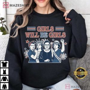 Girls Will Be Girls American Women Feminism Greek God T Shirt (1)