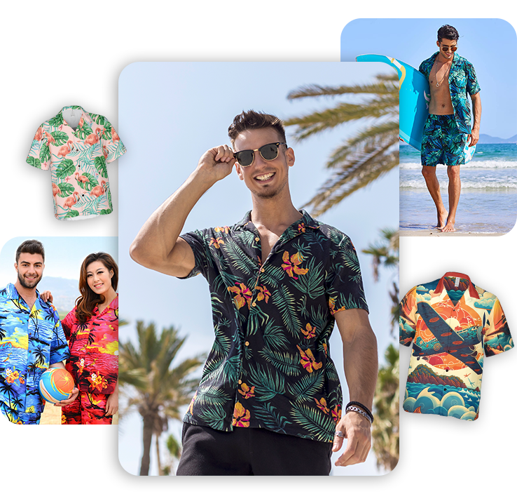 Customized hawaiian shirts