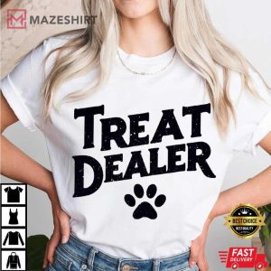 Funny Dog Lovers Treat Dealer Dog Mom T Shirt (2)