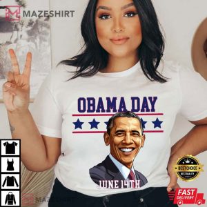 Obama Day June 14th Anti Trump Political Humor T Shirt (3)