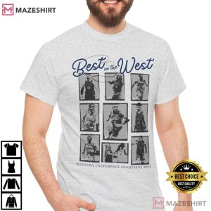 OKC Thunder Western Conference Champions 2025 T Shirt (1)