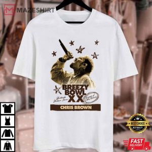 Chris Brown Breezy Bowl XX Tour Concert 2025 T Shirt (4)