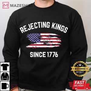 Rejecting Kings Since 1776 Pro Democracy Anti Maga T Shirt (4)