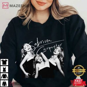 Sabrina Carpenter Vintage Espresso Short And Sweet Tour T Shirt (2)