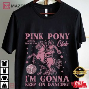 Pink Pony Club Western Princess Tour Music Comfort Color T Shirt (2)