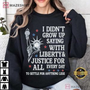 Patriotic Liberty And Justice For All 4th Of July T Shirt (4)